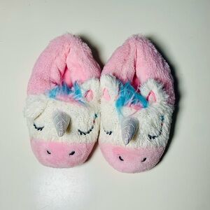 Slippers for Toddler and Kids, Unicorn 

Indoor Outdoor Bottom, Soft Plush,